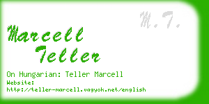 marcell teller business card